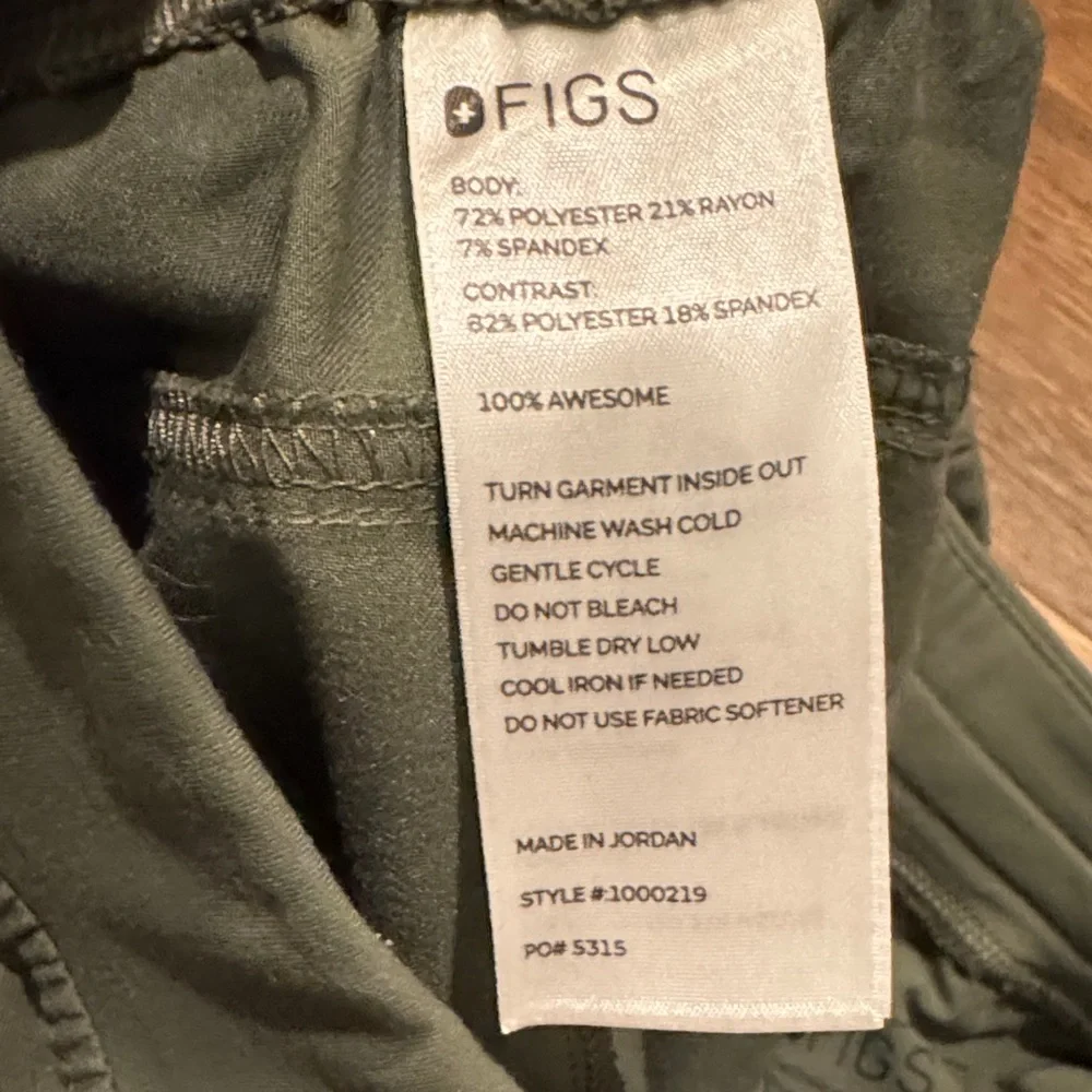 Figs Kade Cargo Pants Medium - Moss - Picture 4 of 4